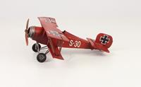 Deco Import Miniatuurmodel Tin vliegtuig Rode Baron
