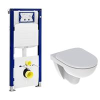Geberit UP320 toiletset met  280 Rimfree toilet en softclose zitting