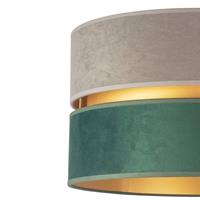 Euluna Tafellamp Golden Duo grijs/groen/goud hoogte 30cm