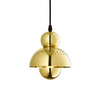 DESIGN BY US Hanglamp XS gezocht, goudkleurig, ijzer, Ø 15 cm