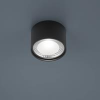 Helestra Kari LED plafondlamp, rond zwart