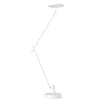 GRUPA Arigato plafond 1-lamp 110cm Ø23cm wit