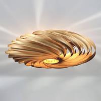 Gofurnit Veneria plafondlamp, olijf, Ã 70 cm