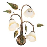 Euluna Wandlamp Miranda 3-lamps, brons