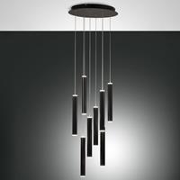 Fabas Luce LED-HÃngeleuchte Prado, dimmbar, schwarz