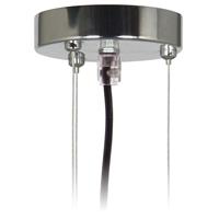 Smartwares Ophangset voor hanglamp 11x11x105 cm metallic zilverkleurig