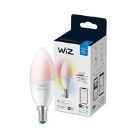 WIZ Smarte Full Color Rgb Led Lampe, E14 Kerzenform, 40W, 16 Mio. Farben, Steuerbar Ãœber App Oder Click - 