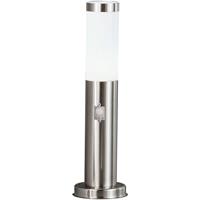 Globo LED AuÃŸen Steh Leuchte GrundstÃ¼ck Garten Strahler Sensor Stand Edelstahl Lampe  3158SLED