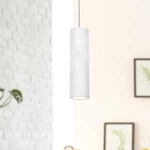 PACO HOME LED Pendelleuchte, GU10, Lampe FÃ¼r Wohnzimmer Esszimmer KÃ¼che, HÃ¶henverstellbar Gips-WeiÃŸ, ohne Leuchtmittel