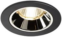 SLV NUMINOS S 1003777 LED-inbouwlamp Zwart 8.5 W Warmwit Geschikt voor plafondmontage