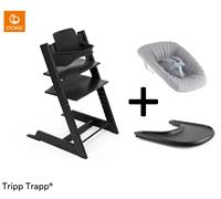 Stokke Â Tripp TrappÂ Compleet + Newborn Setâ¢ + Tray - Black