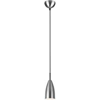 BES LED LED Hanglamp - Hangverlichting - Trion Farona - E14 Fitting - 1-lichts - Rond - Mat Nikkel - Aluminium