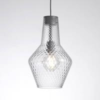 AILATI Hanglamp Romeo 130 cm, glas transparant