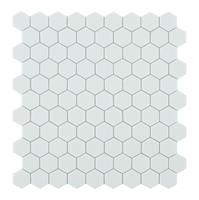 By Goof Mozaiek hexagon white 3,5x3,5