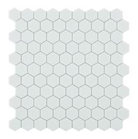 By Goof hexagon mozaÃ¯ek wit 30x30