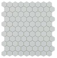 By Goof hexagon mozaÃ¯ek lichtgrijs 30x30