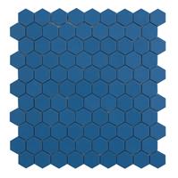 By Goof hexagon mozaÃ¯ek blauw 30x30