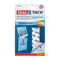 Tesa 216x  Tack plakrondjes/pads - Zelfklevend/dubbelzijdig tape - Plakrondjes/pads voor o.a. foto's, tekeningen en kaarten