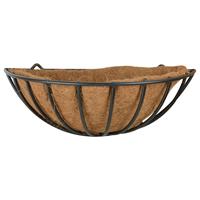 Esschert Design Metalen Hanging Basket/ruif Voor Aan De Wand/muur 50 X 19 Cm - Plantenbakken