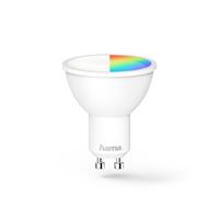 Hama WLAN LAMPE MIT LAMPENFASSUNG GU10 (SMART LAMPE FUNKTIONIERT OHNE HUB, LED LEUCHTMITTEL MIT 5,5W IN REFLEKTORFORM, SPRACH-/A - 