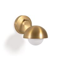 kavehome Kave Home - Lonela Wandleuchte aus Metall mit Messing-Finish