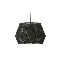 kavehome Cantia Lampenschirm für Deckenlampe aus Baumwolle schwarz ø 36,5 cm - Kave Home