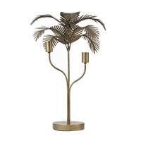 Countrylifestyle Tafellamp Palm antiek brons