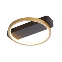 Freelight Plafondlamp Cintura Ã 26 cm zwart goud