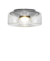 Serien Curling Glas Unit plafondlamp/hanglamp M Glas klar