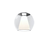 Serien Draft Glas Unit plafondlamp M Transparant / Opaal