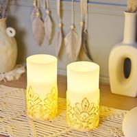 Pauleen Cosy Charm Candle LED-Kerze 2er Set, Wachs