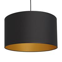 Euluna Hanglamp Soho cilindrisch 1-lamp 40cm zwart/goud