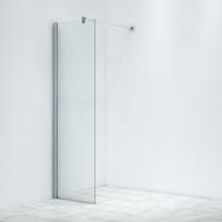 Saniclass Bellini inloopdouche 60x225cm 8mm veiligheidsglas anti kalk chroom WR60-225-C/C