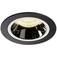 SLV NUMINOS M 1003873 LED-inbouwlamp Zwart 17.5 W Warmwit Geschikt voor plafondmontage
