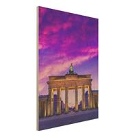 Bilderwelten Holzbild Architektur & Skyline - Hochformat 3:4 Das ist Berlin!