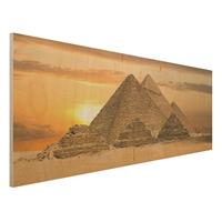 Bilderwelten Holzbild Natur & Landschaft - Panorama Dream of Egypt