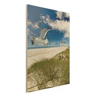 Bilderwelten Holzbild Natur & Landschaft - Hochformat 3:4 Dune Breeze
