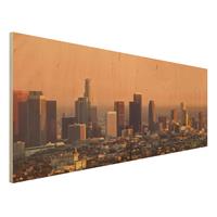 Bilderwelten Holzbild Architektur & Skyline - Panorama Skyline of Los Angeles