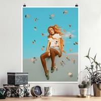 Bilderwelten Poster Blumen - Hochformat Retro Venus