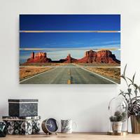 Bilderwelten Holzbild Plankenoptik Natur & Landschaft - Querformat Colorado-Plateau