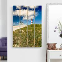 Bilderwelten Holzbild Plankenoptik Natur & Landschaft - Hochformat Dune Breeze