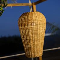 Newgarden Saona LED-AuÃŸenhÃngeleuchte aus Rattan