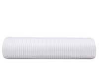 Linenbundle Luxus Spannbettlaken - Grau-gestreift 135 x 190