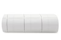 Linenbundle Luxus Spannbettlaken - Quadrat-Muster 140 x 190