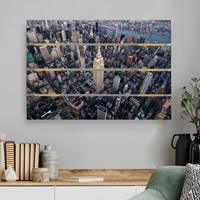 Bilderwelten Holzbild Plankenoptik Empire State Of Mind