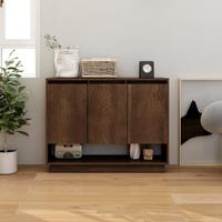 vidaXL Sideboard Eichen-Optik Braun 97x31x75 cm Spanplatte 