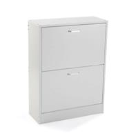 BigBuy Home Schuhschrank Weiß Melamine (24 x 80 x 60 cm)