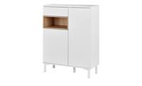 Roomers Highboard ¦ weiß ¦ Maße (cm): B: 90 H: 120 T: 36  - Möbel Kraft