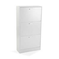 BigBuy Home Schuhschrank Weiß Melamine (24 x 115 x 60 cm)