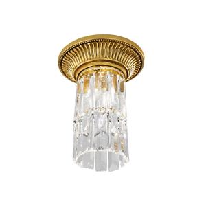Kolarz Treppen Deckenleuchten Milord Crystal DL, Gold, transparent, Kristallglas, Metall, 0346.11.15